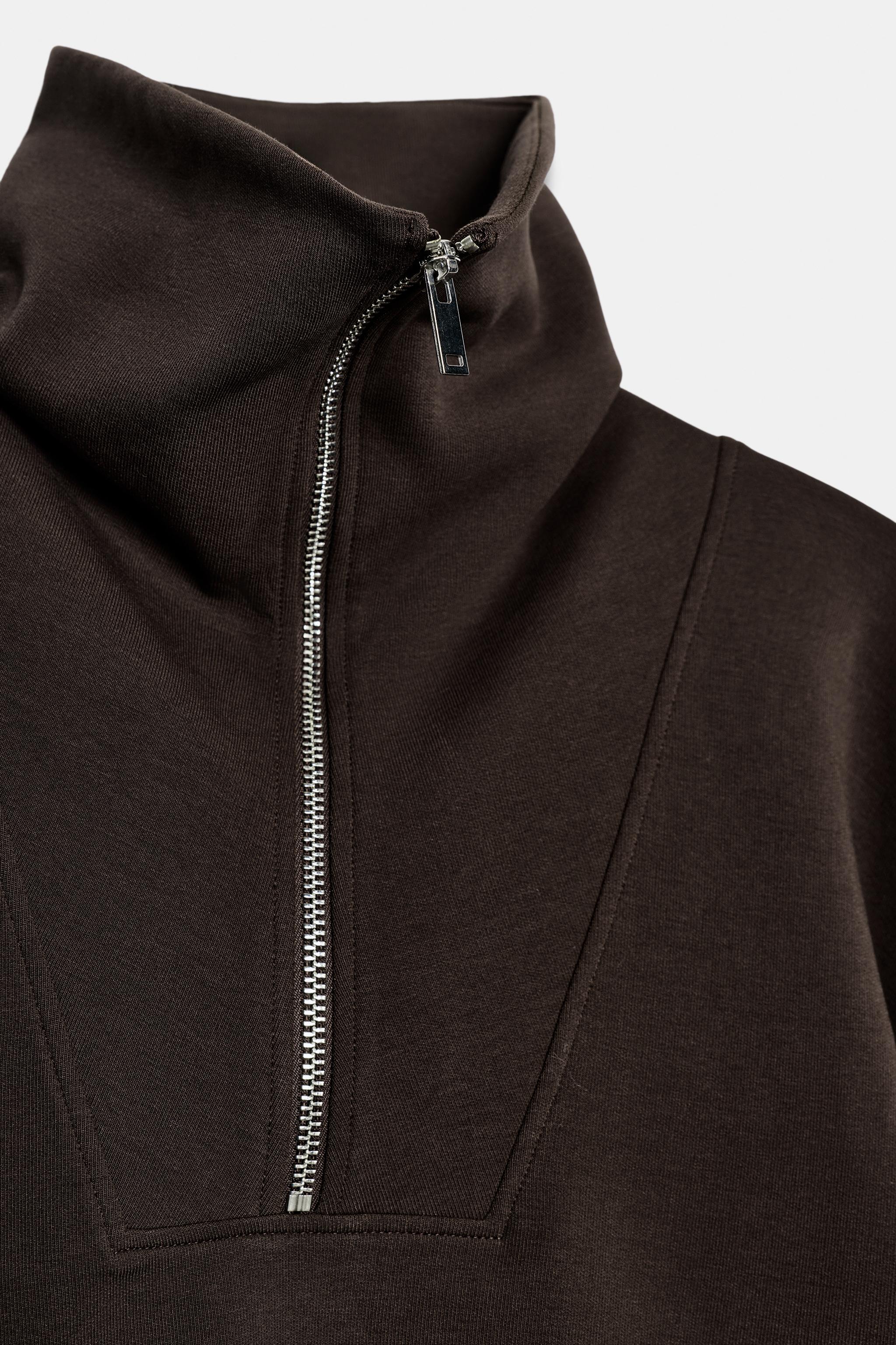 INTERLOCK ZIP-UP SWEATSHIRT